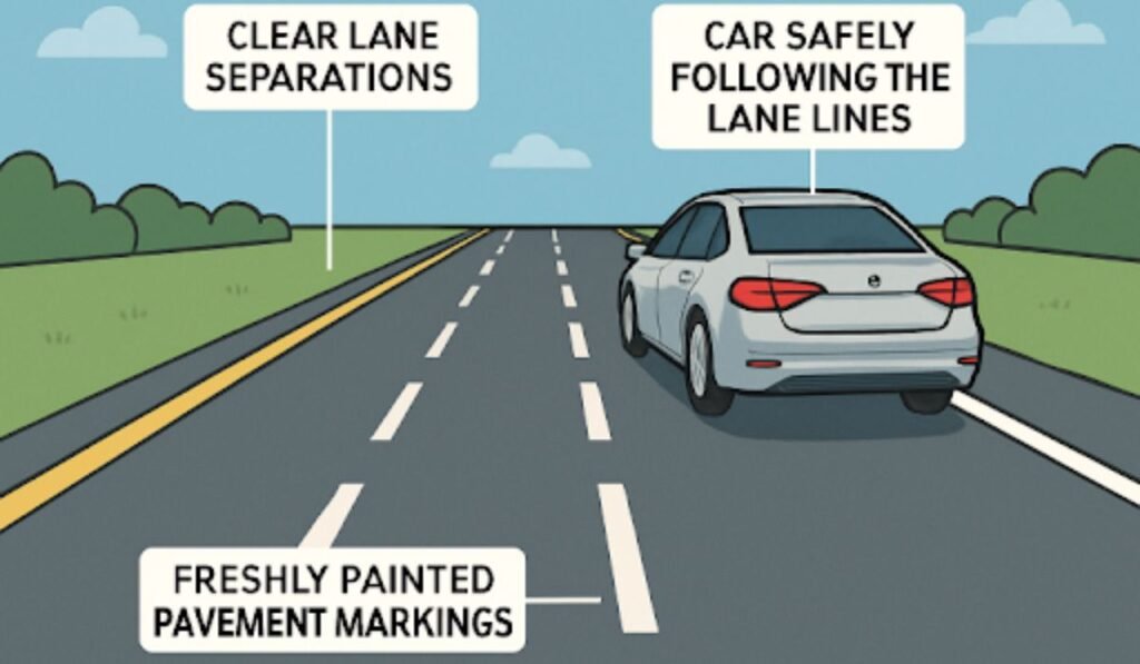 Proper Pavement Marking Improves Safety and Efficiency